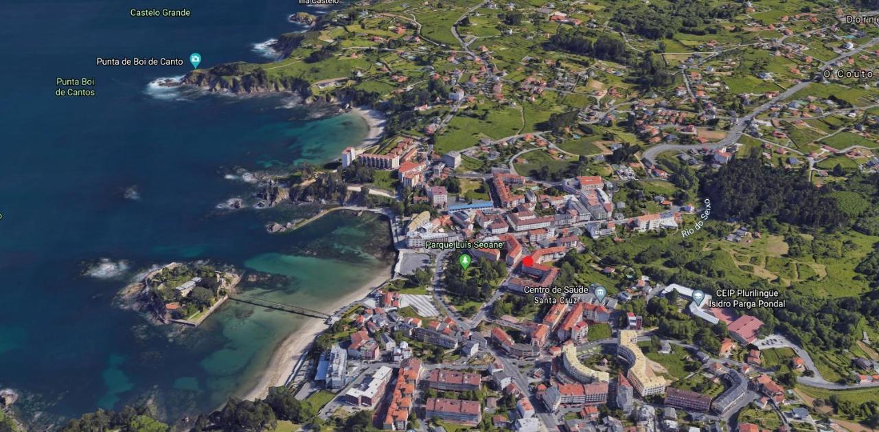 Luminoso Y Acogedor Apartamento En La Playa Oleiros Exteriör bild